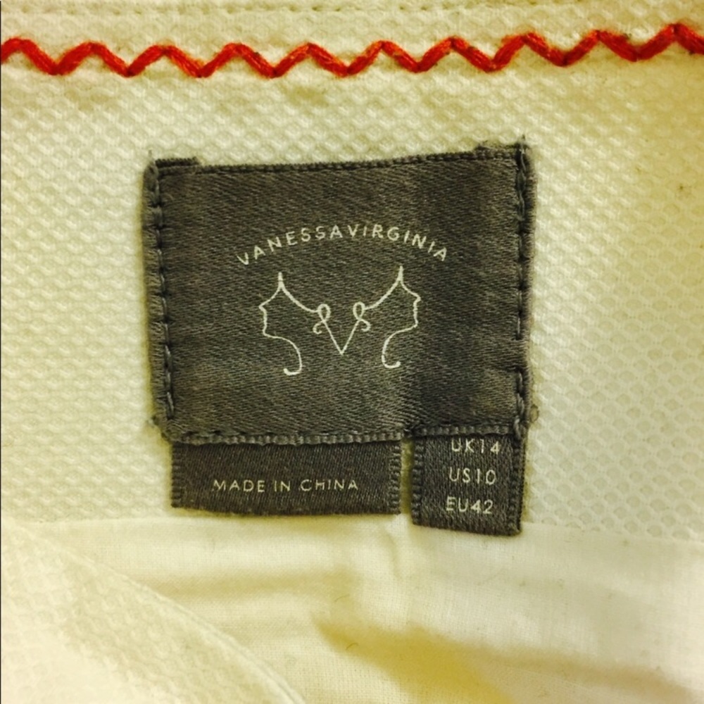 Anthropologie | Vanessa Virginia Embroidered Skirt - Picture 3 of 4